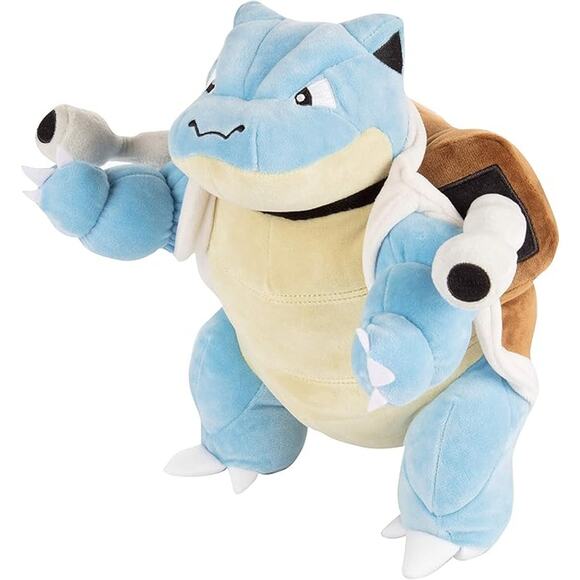 Pokémon Blastoise Plush 12 Inch Large Squirtle Evolution Soft Toy for Kids - Picture 2 of 4